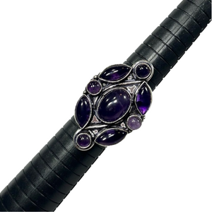 Amethyst 925 Gemstone Ring size 8.75